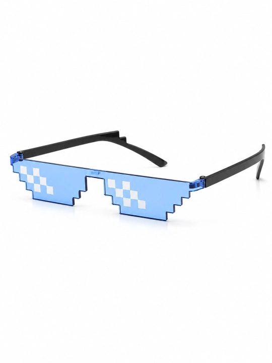 GTA va Minecraft uslubidagi pikselli quyosh ko‘zoynagi, uniseks, 8-bit uslub