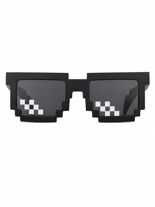 GTA va Minecraft uslubidagi pikselli quyosh ko‘zoynagi, uniseks, 8-bit uslub