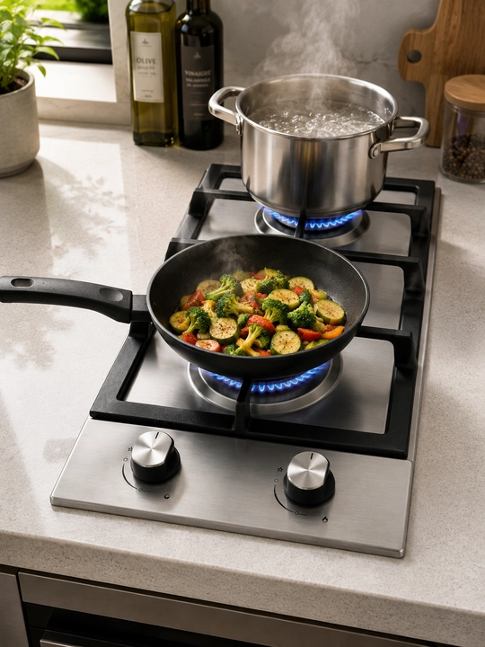 Gaz pishirish paneli Artel Moderno I32-0020 Inox 2 konforkali nerjavekalik
