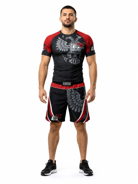 Erkaklar uchun Green Hill Sayuz MMA Rossiya sport formasi, 2 tasi 1 da, UFC kiyimi
