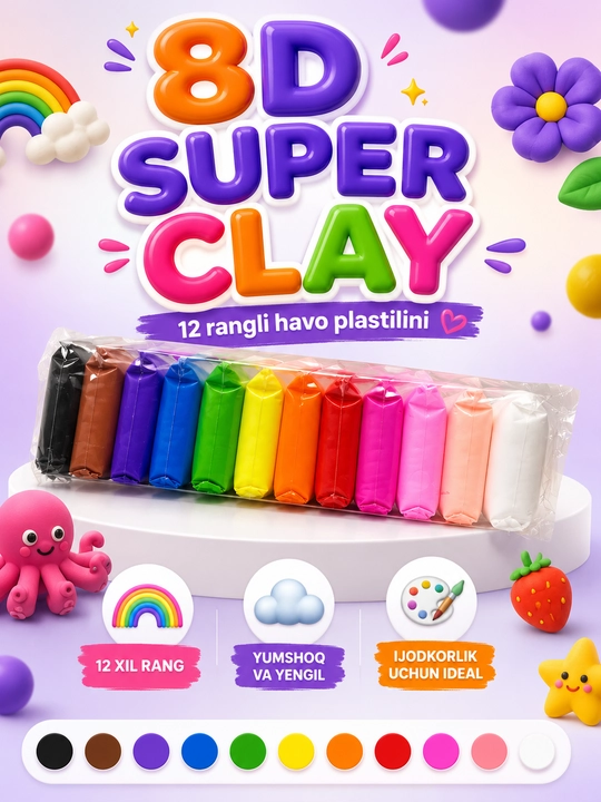 Slaym, o‘z-o‘zidan qotadigan plastilin - 