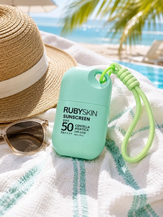 Quyoshdan himoya qiluvchi krem RUBYSKIN, SPF 50+, PA++++, kareya mahsuloti
