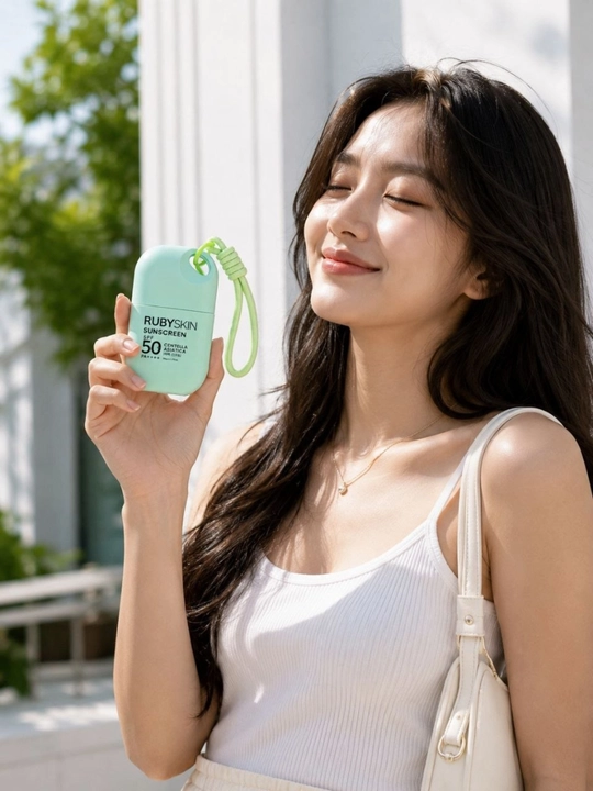 Quyoshdan himoya qiluvchi krem RUBYSKIN, SPF 50+, PA++++, kareya mahsuloti
