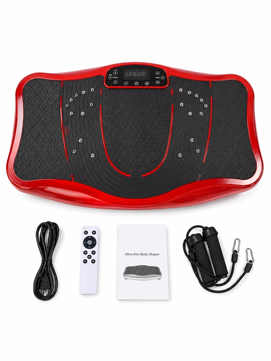 Vibro platforma ozish uchun, fitnes trenajor, vibratsiyali massaj platformasi, pultli