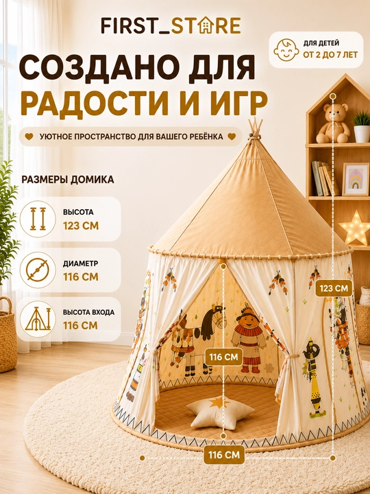 Bolalar o‘yin chodiri, bolalar va o‘yinchoqlar uchun uycha, uy va ko‘cha uchun