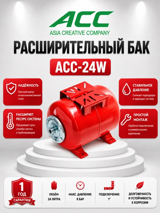 ACC Kengaytirish baki-24W - 