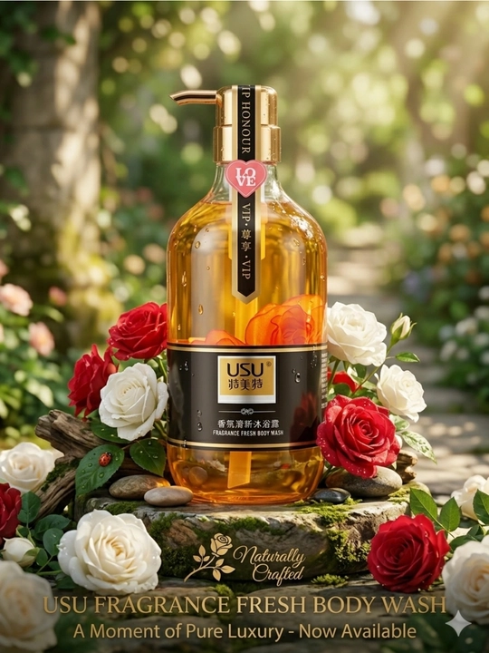USU Gold Rose Body Wash гармония парфюмерии и ухода - 