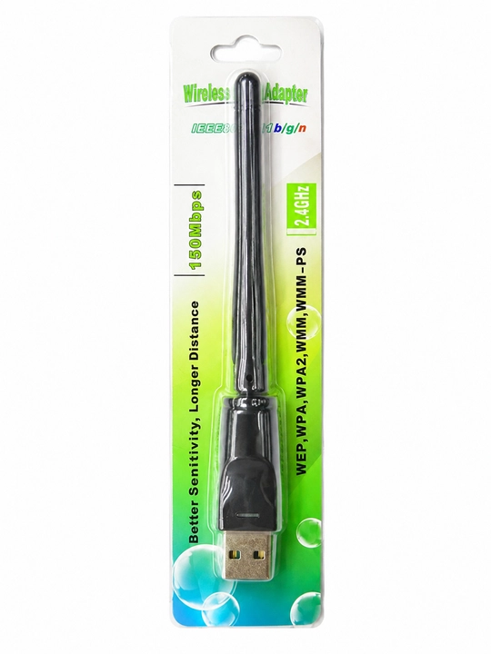 USB WiFi адаптер с антенной, высокая скорость и стабильный сигнал