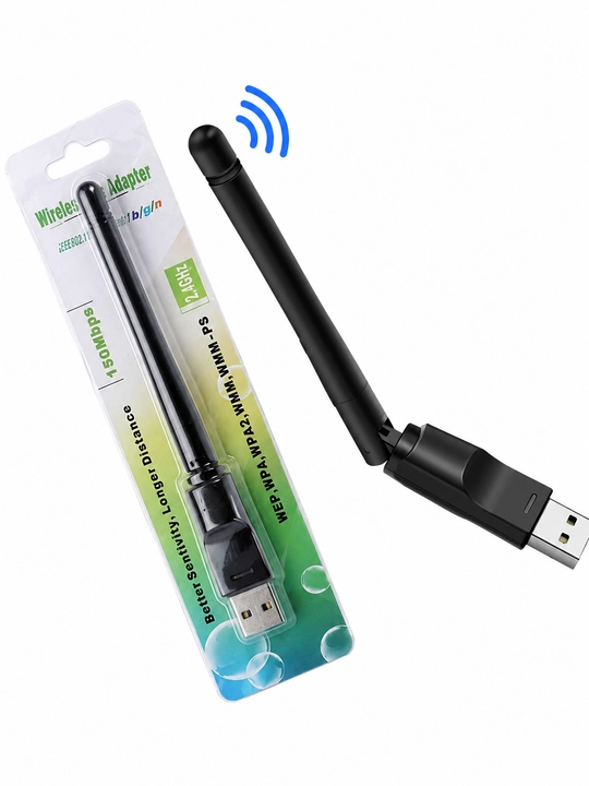 USB WiFi адаптер с антенной, высокая скорость и стабильный сигнал