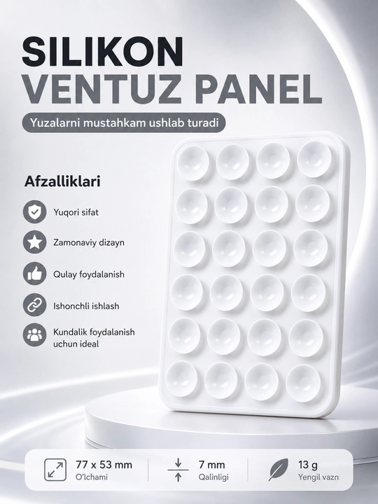 Telefon uchun silikon vakuumli prokladka - 