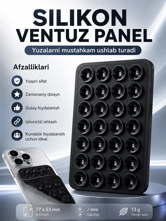 Telefon uchun silikon vakuumli prokladka - 