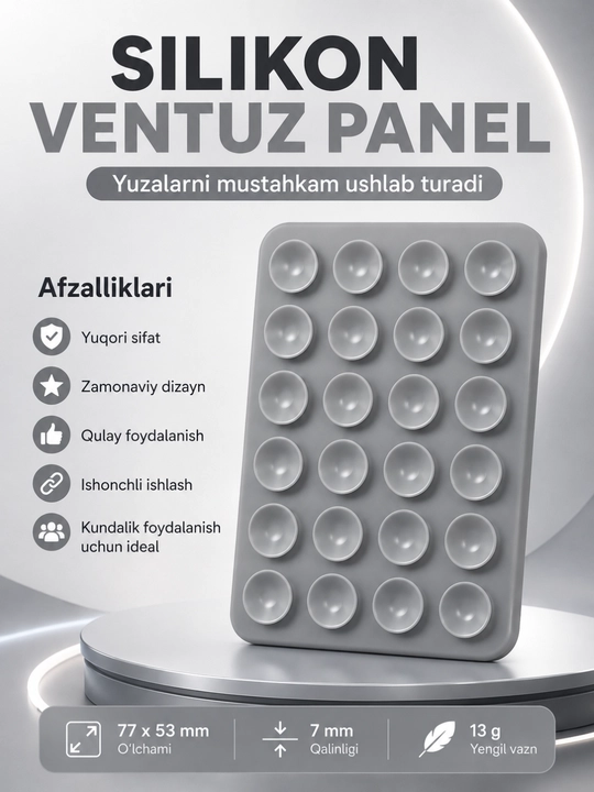 Telefon uchun silikon vakuumli prokladka - 