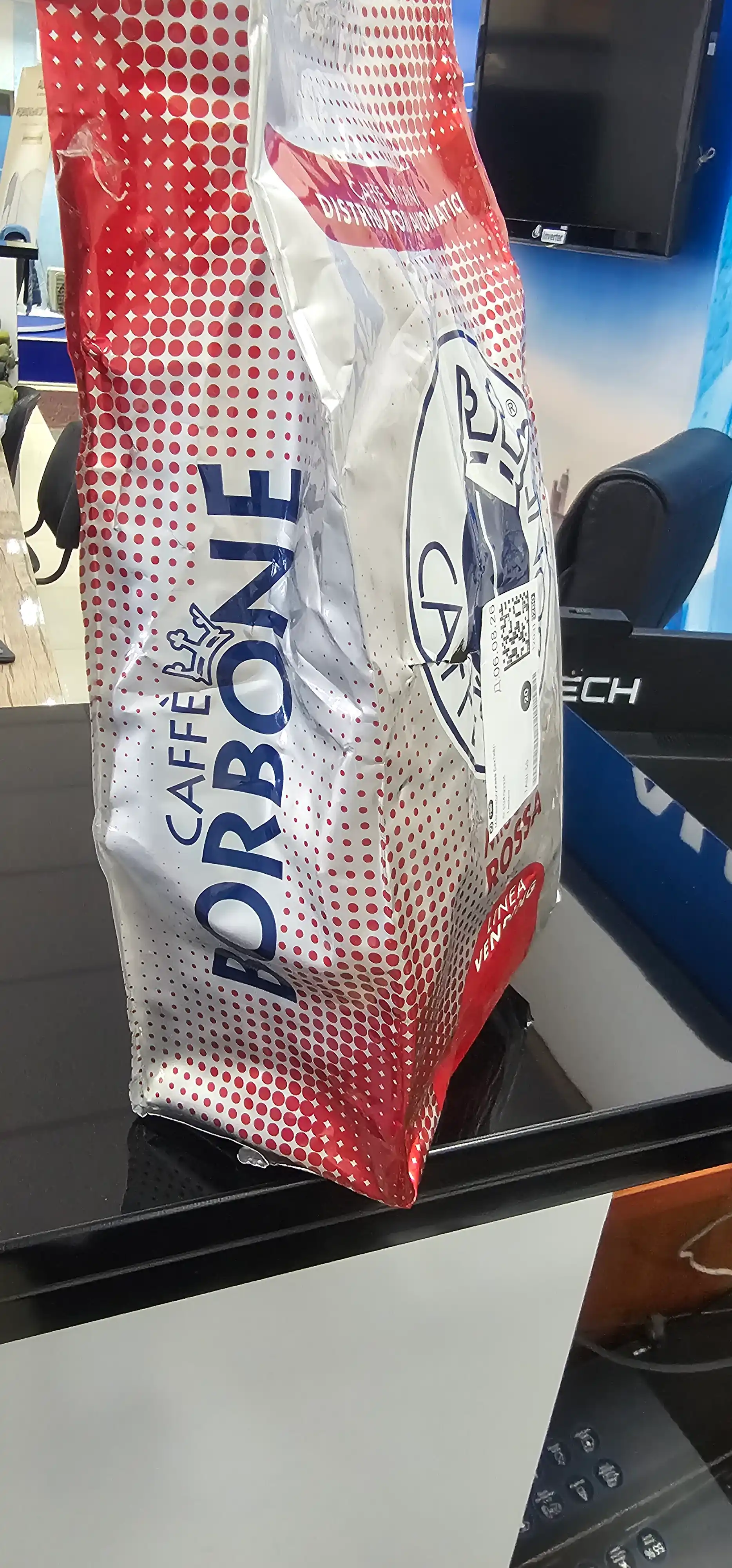 Кофе Borbone Vending Beans Red Line, зерновой купаж арабика, робуста, 1 кг