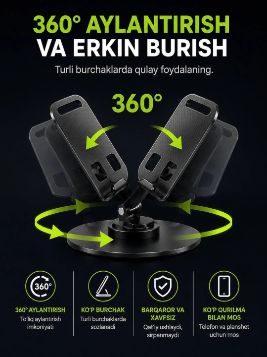 Telefon podstavka, planshet podstavka, telefon ushlagich, planshet ushlagich