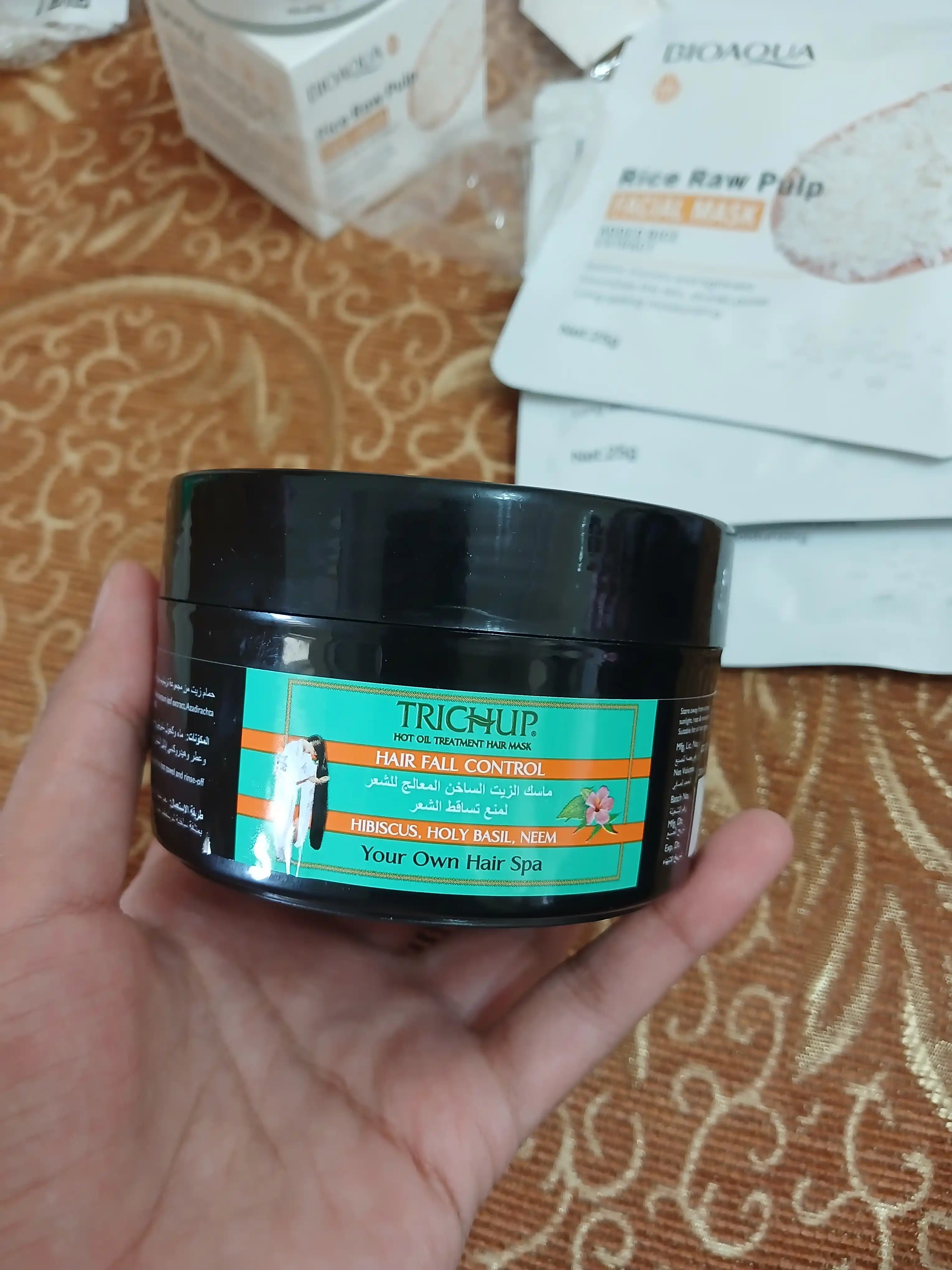 Маска с горячим маслом Trichup Hot Oil Treatment Hair Mask - Hair Fall Control, 200 мл