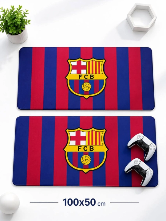 100x50 sm gaming stol gilamchasi Barcelona Manchester United XXL Mouse Pad - 