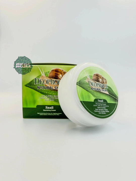 Yuz va tana uchun Snail tabiiy teri uchun oziqlantiruvchi krem, 100 g - 