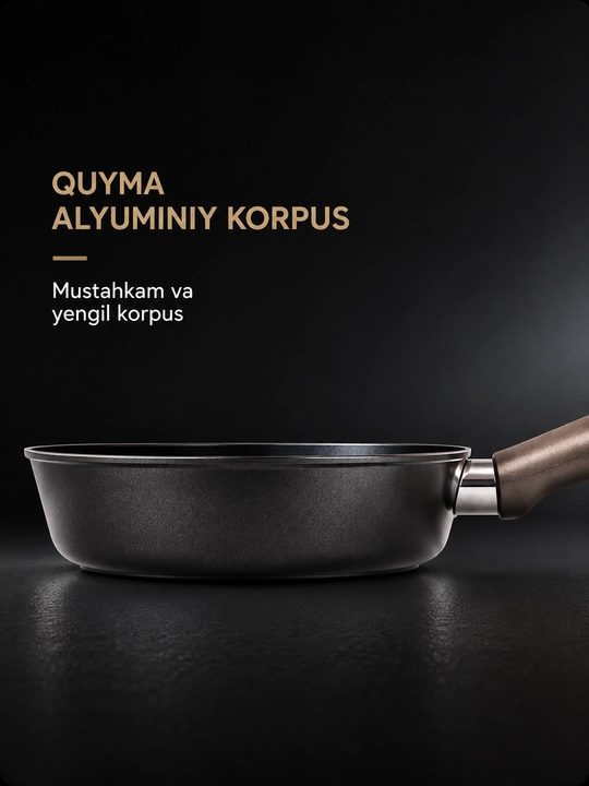 Neoflam tovalar, keramik qoplamali, quyma alyuminiy, induksion, skavarodka, skavaroda