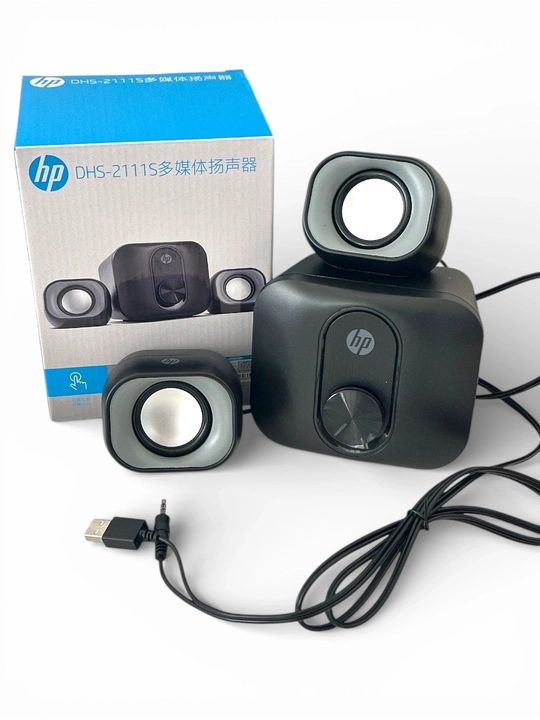 USB va 3,5 mm li HP DHS-2111S 2.1 multimedia akustik tizimi