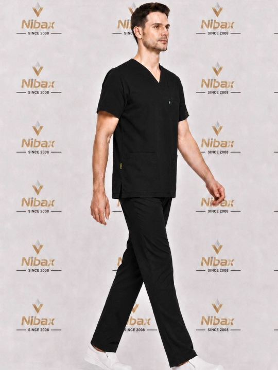 Erkaklar uchun Nibax "Chizgi" tibbiy forma, tibbiy kostyum, skrab kiyimi