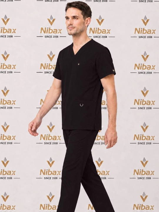 Erkaklar uchun Nibax "Chizgi" tibbiy forma, tibbiy kostyum, skrab kiyimi