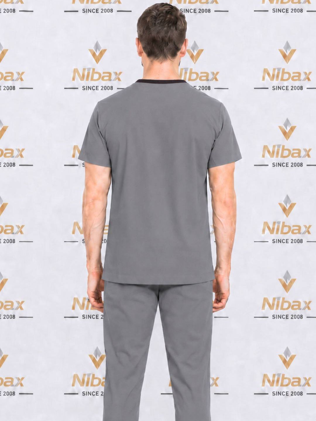 Erkaklar uchun Nibax "Chizgi" tibbiy forma, tibbiy kostyum, skrab kiyimi