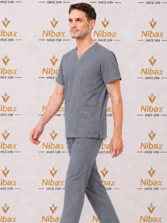 Erkaklar uchun Nibax "Chizgi" tibbiy forma, tibbiy kostyum, skrab kiyimi