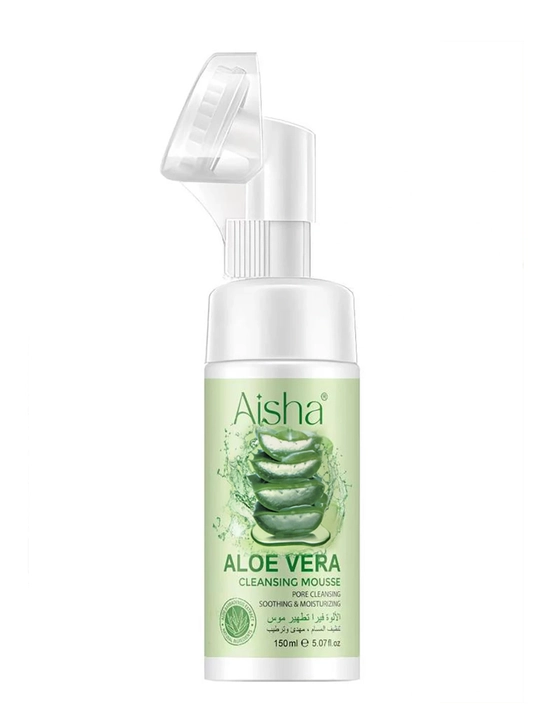 Очищающий мусс для лица Aisha Aloe Vera объемом 150 мл - 