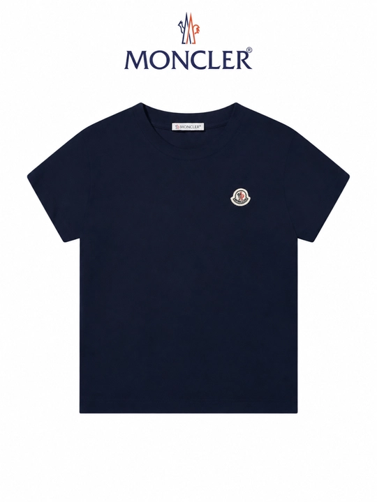 Базовая мужская футболка Moncler (100% хлопок, премиум) - 
