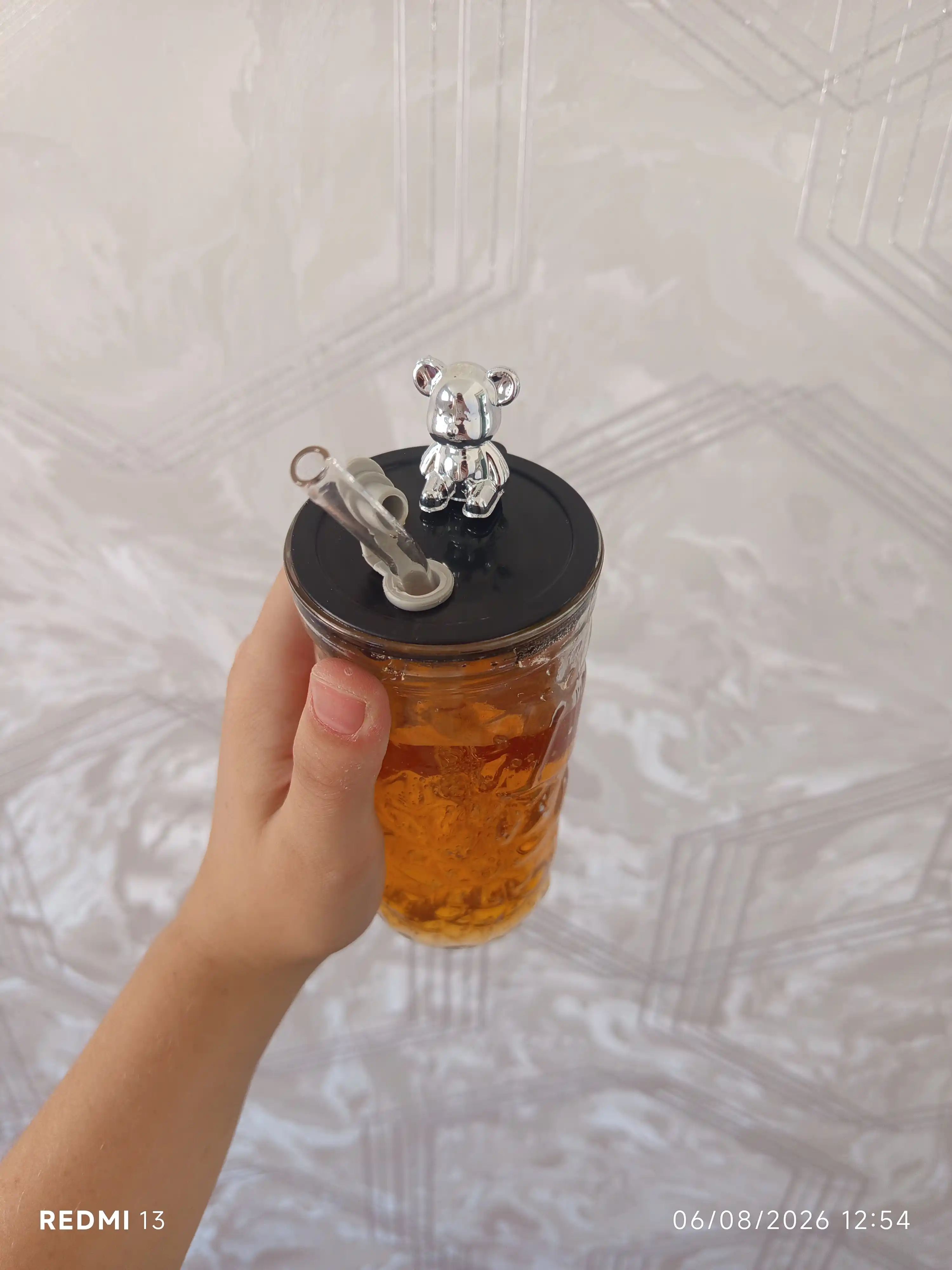 Стакан с трубочкой, стеклянный стакан, забавный стакан для малышей, стакан с трубочкой