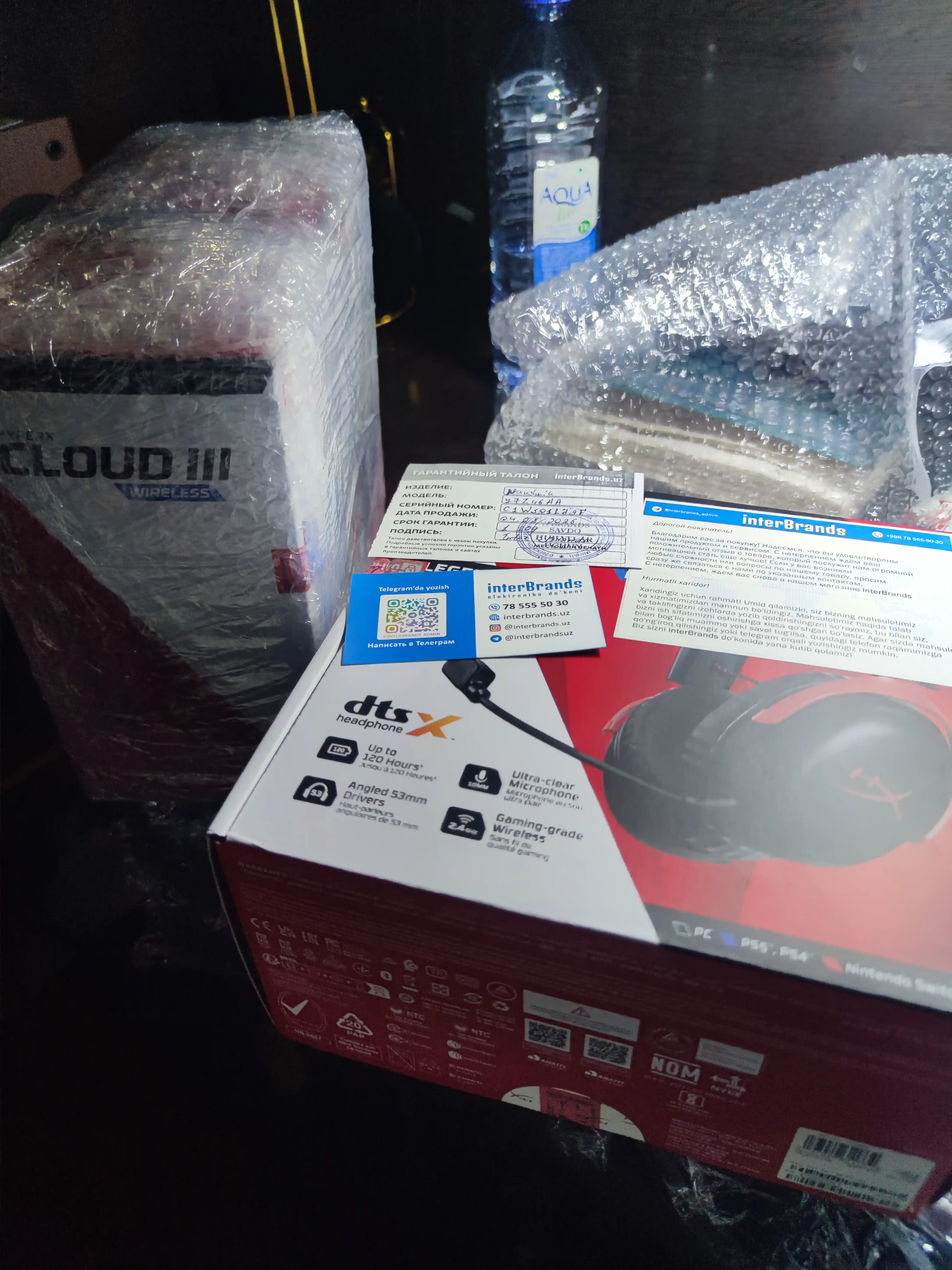 Simsiz o‘yin quloqchinlar HyperX Cloud III Wireless