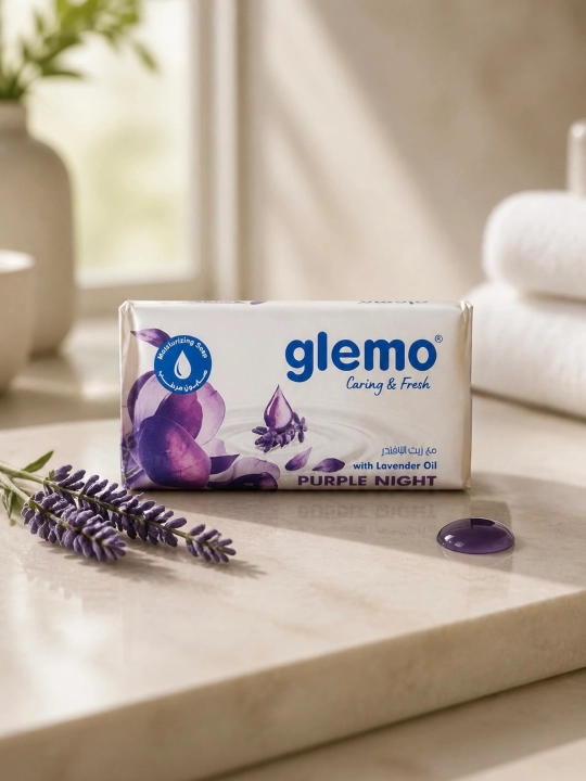 Glemo kosmetik sovuni, qo‘l va tana uchun sovun, Dubayda ishlab chiqarilgan, 70 g - 
