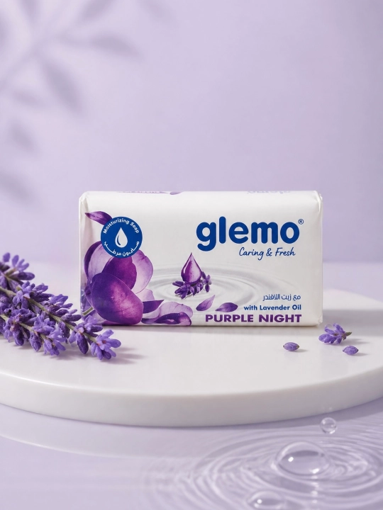 Glemo kosmetik sovuni, qo‘l va tana uchun sovun, Dubayda ishlab chiqarilgan, 70 g