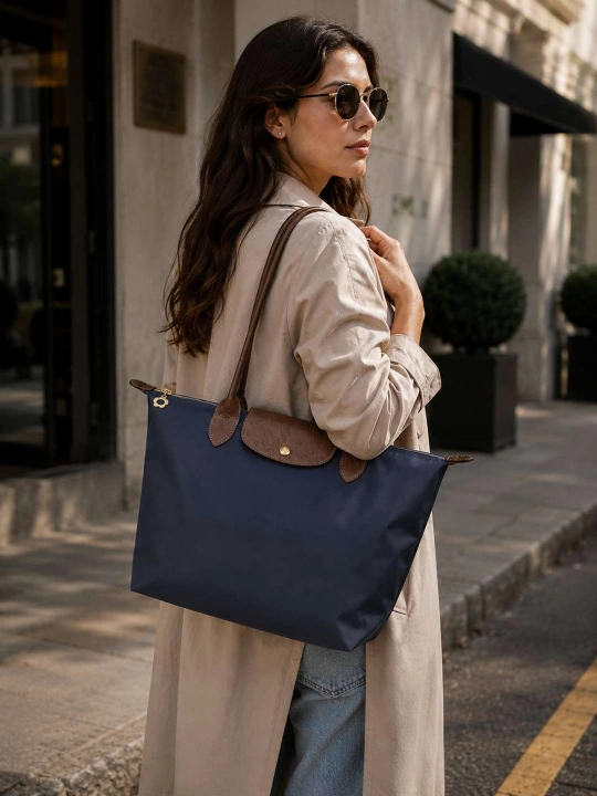 Ayollar uchun sumka, shopper yelkaga taqiladigan, katta neylon sumka, o'lchamlar S, M, L