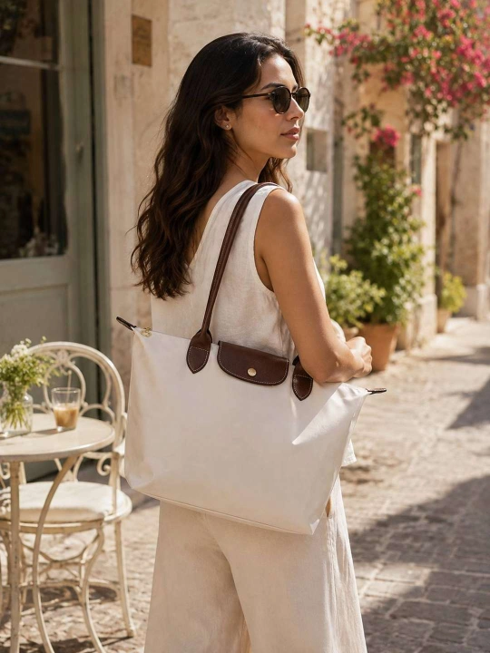 Ayollar uchun sumka, shopper yelkaga taqiladigan, katta neylon sumka, o'lchamlar S, M, L