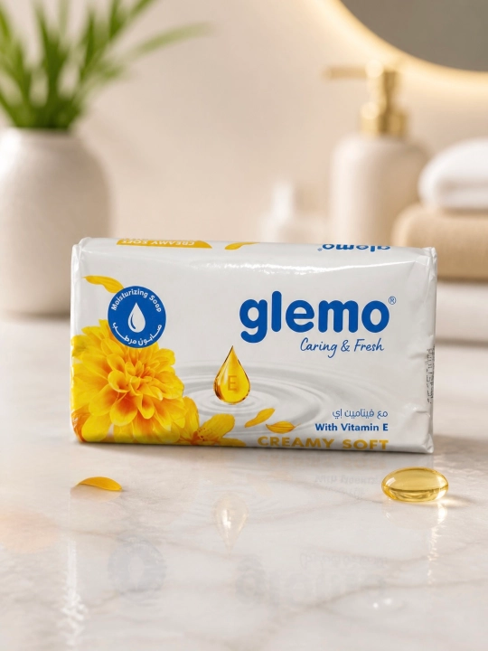 Glemo kosmetik sovuni, qo‘l va tana uchun sovun, Dubayda ishlab chiqarilgan, 70 g