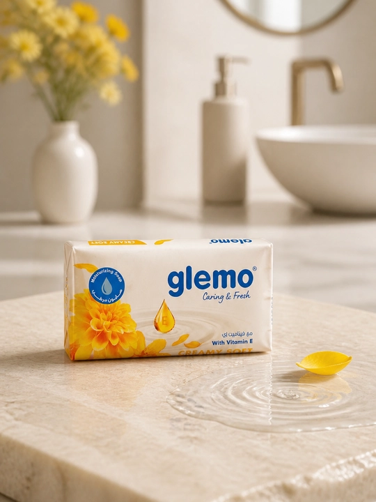 Glemo kosmetik sovuni, qo‘l va tana uchun sovun, Dubayda ishlab chiqarilgan, 70 g - 