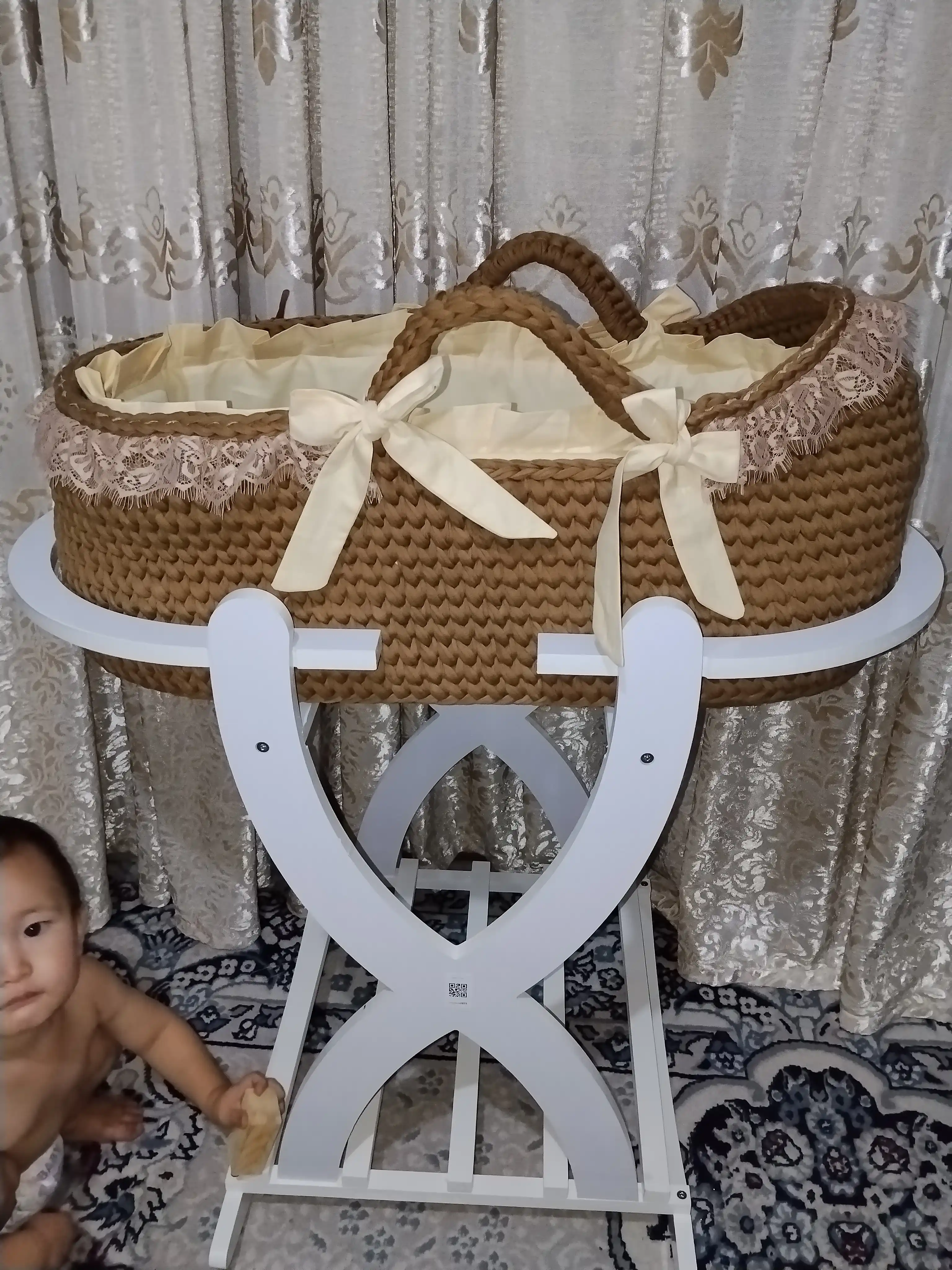Подставка для люльки 70×35 см, МДФ, X-образная