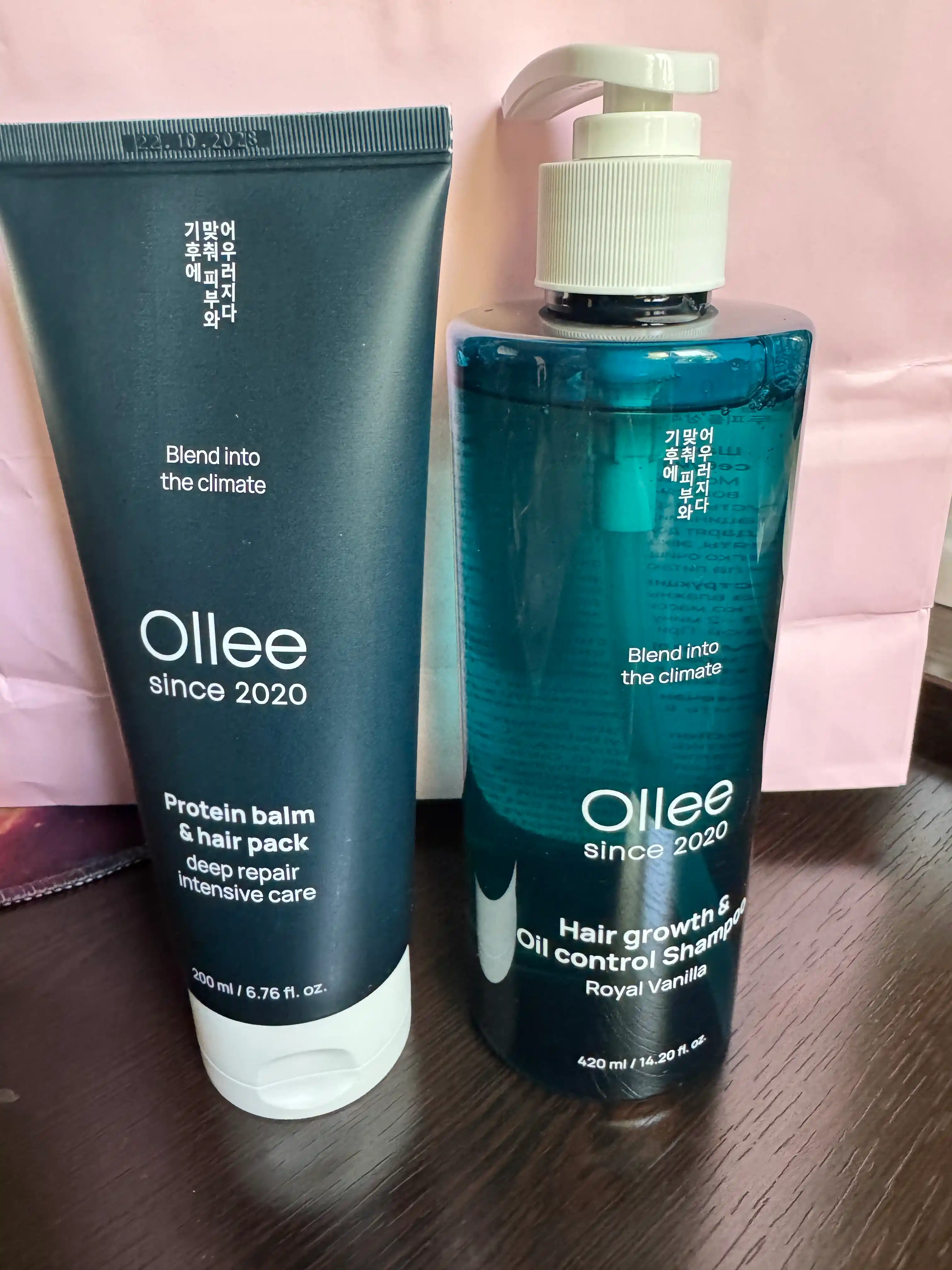 OLLEE keratinli soch balzam-niqobi, soch niqobi, Koreya, 200 ml, quruq sochlar uchun
