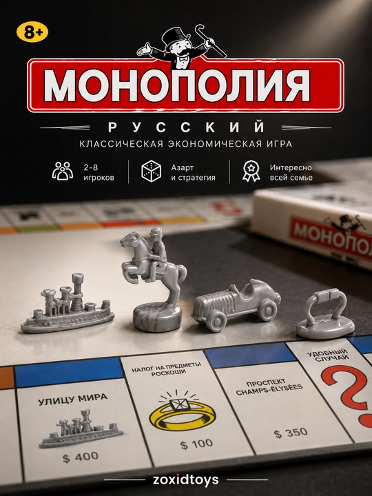 Stol o‘yinlari — Monopoliya va boshqa oilaviy o‘yinlar