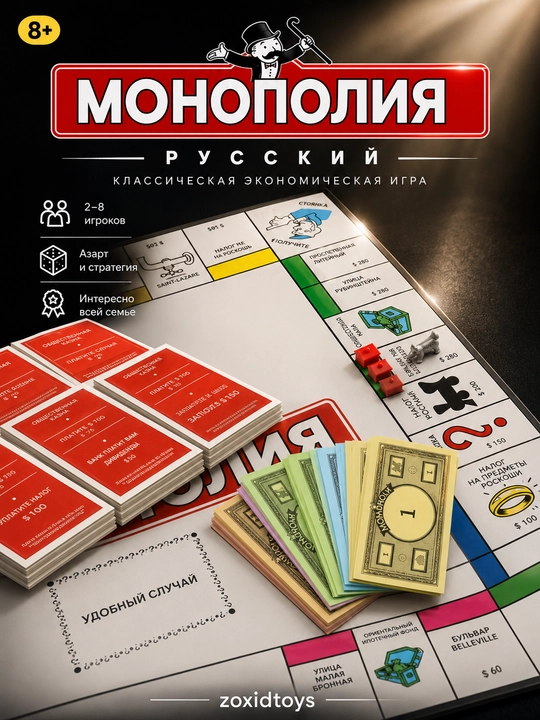 Stol o‘yinlari — Monopoliya va boshqa oilaviy o‘yinlar