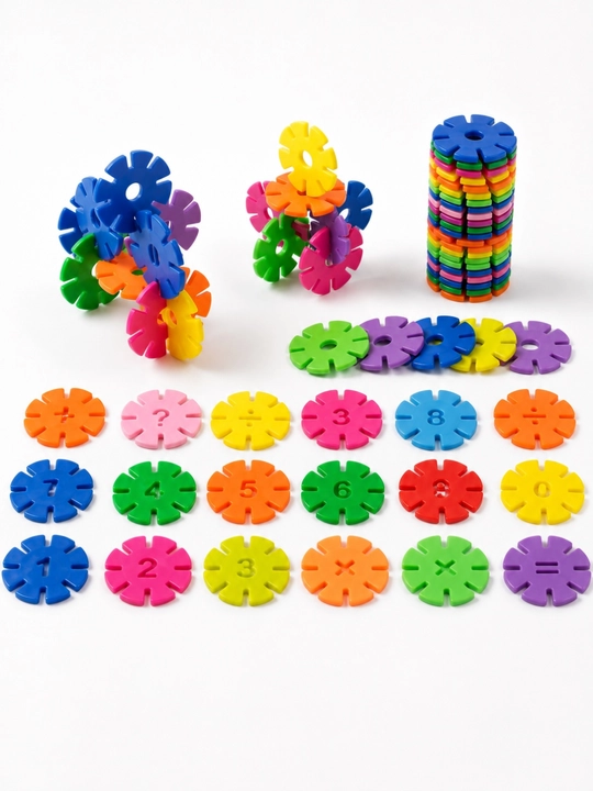 Конструктор Snowflake , развивающие 3D-блоки для детей, конструктор