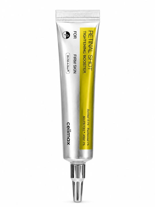 Celimax Retinal Shot, ajinlarga qarshi retinal serum, yuz uchun booster, Koreya kosmetika