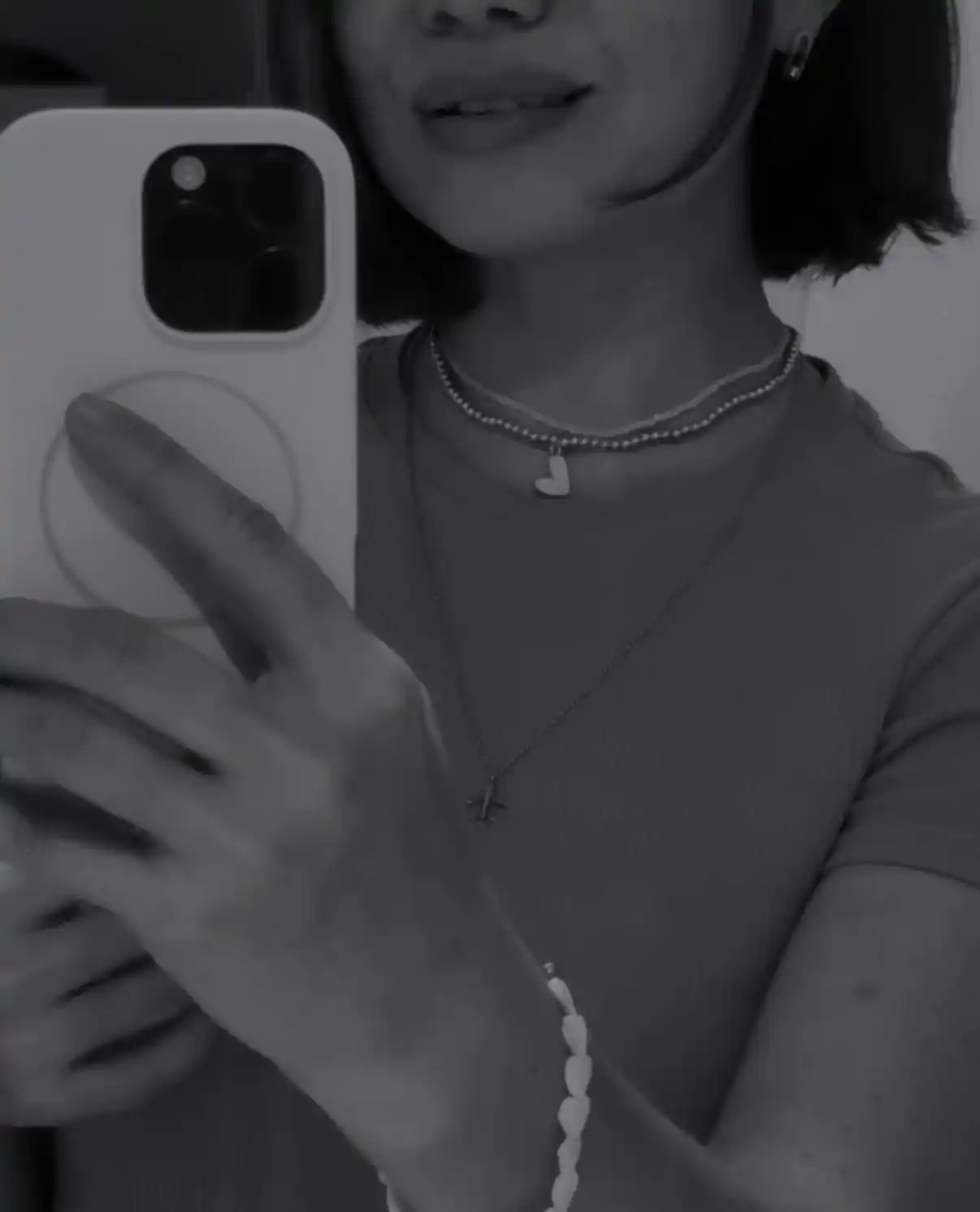 Elegant 4 tasi 1 da choker, ayollar nozik yurak zanjir taqinchoqlari, ayollar marjonlari