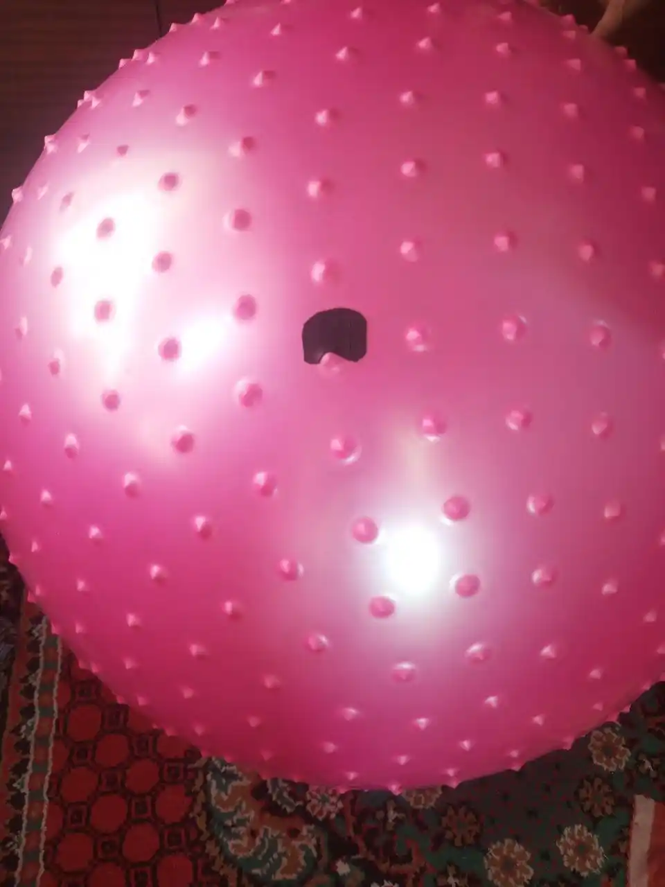 Мяч для фитнеса и йоги с шипами, Fitball, с насосом, 75-85-95 см
