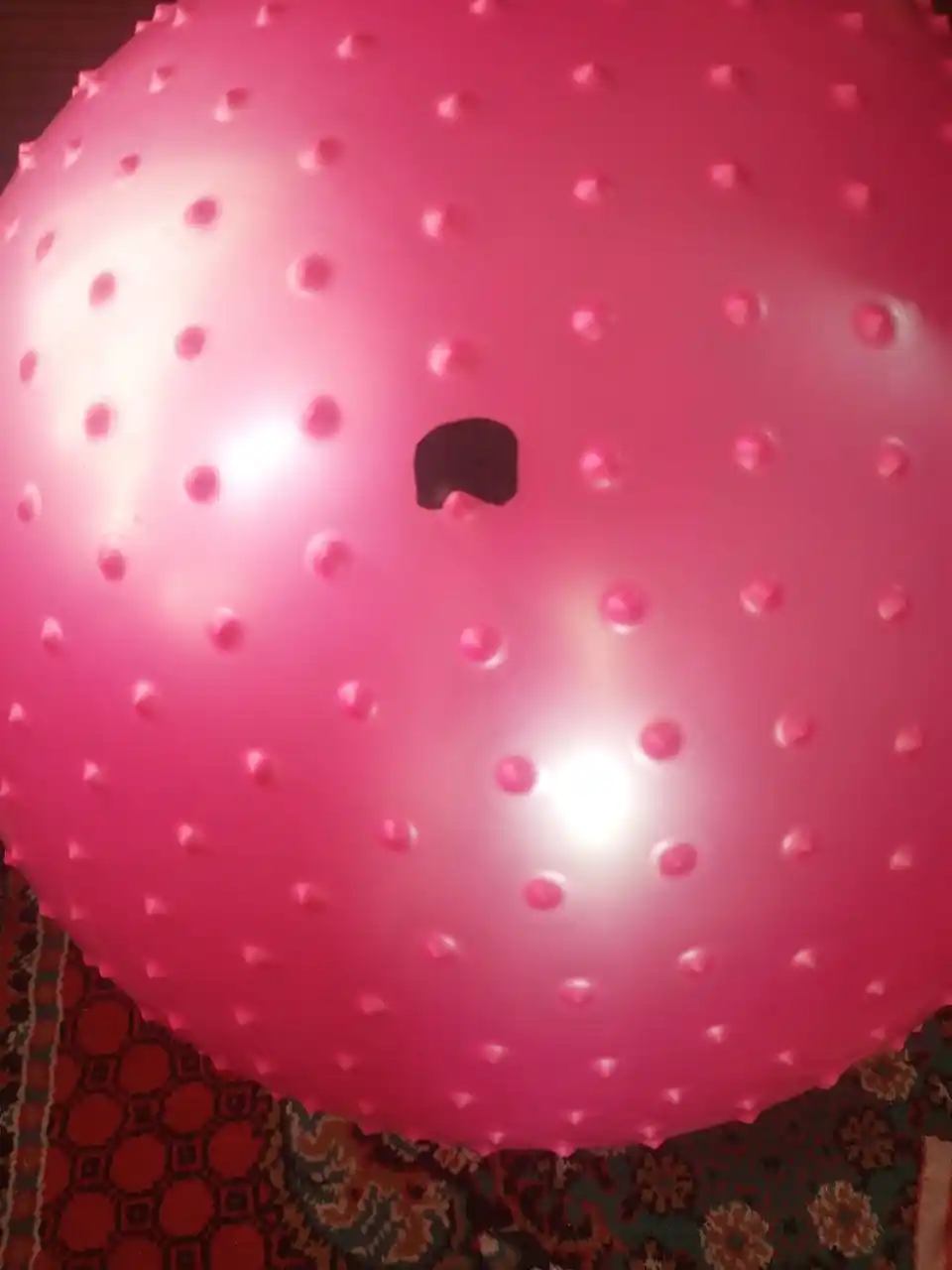 Мяч для фитнеса и йоги с шипами, Fitball, с насосом, 75-85-95 см