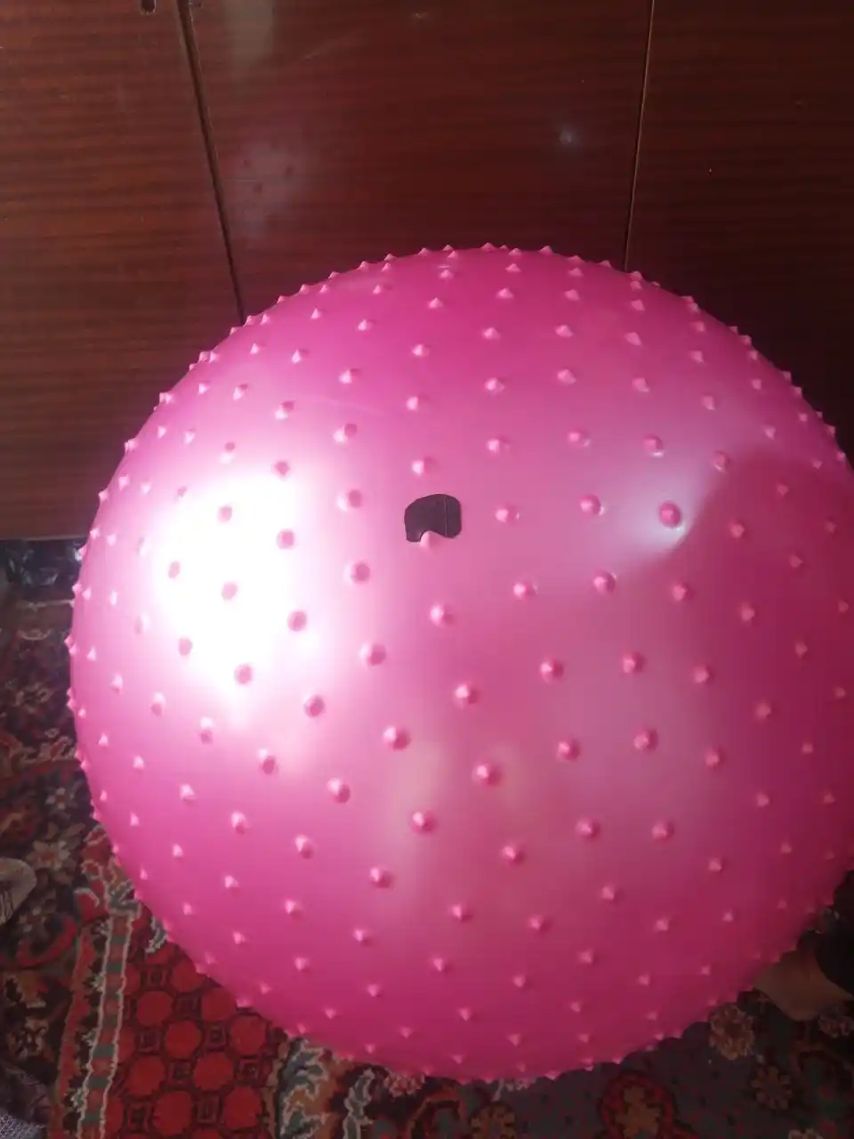 Мяч для фитнеса и йоги с шипами, Fitball, с насосом, 75-85-95 см