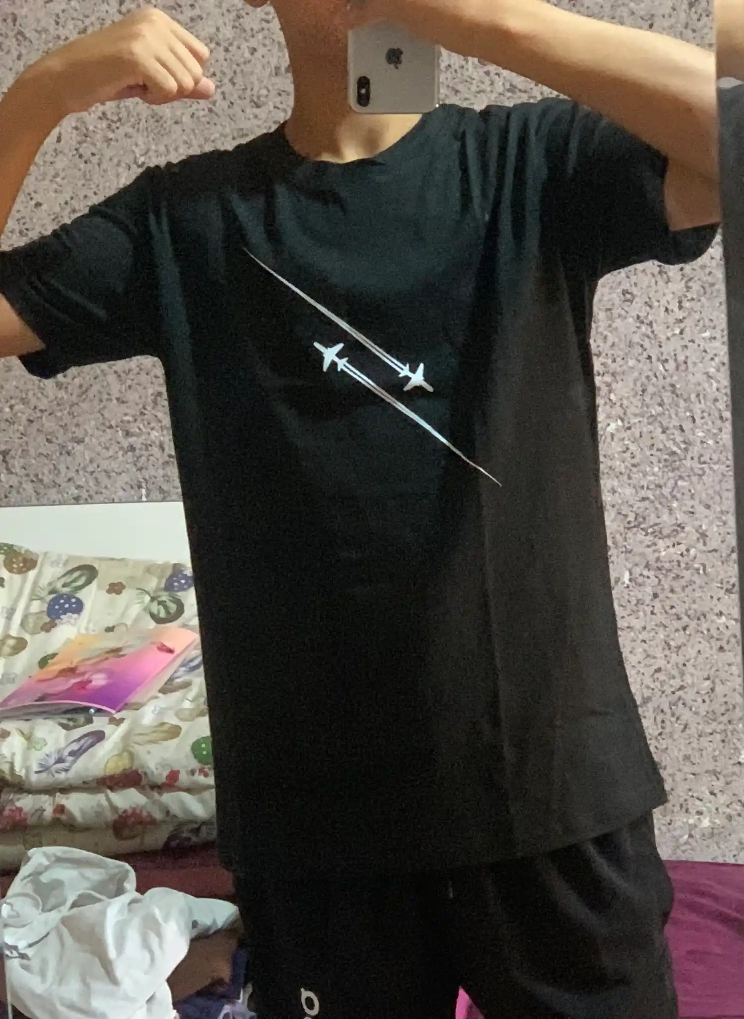 Futbolkalari erkaklar, 100% paxta