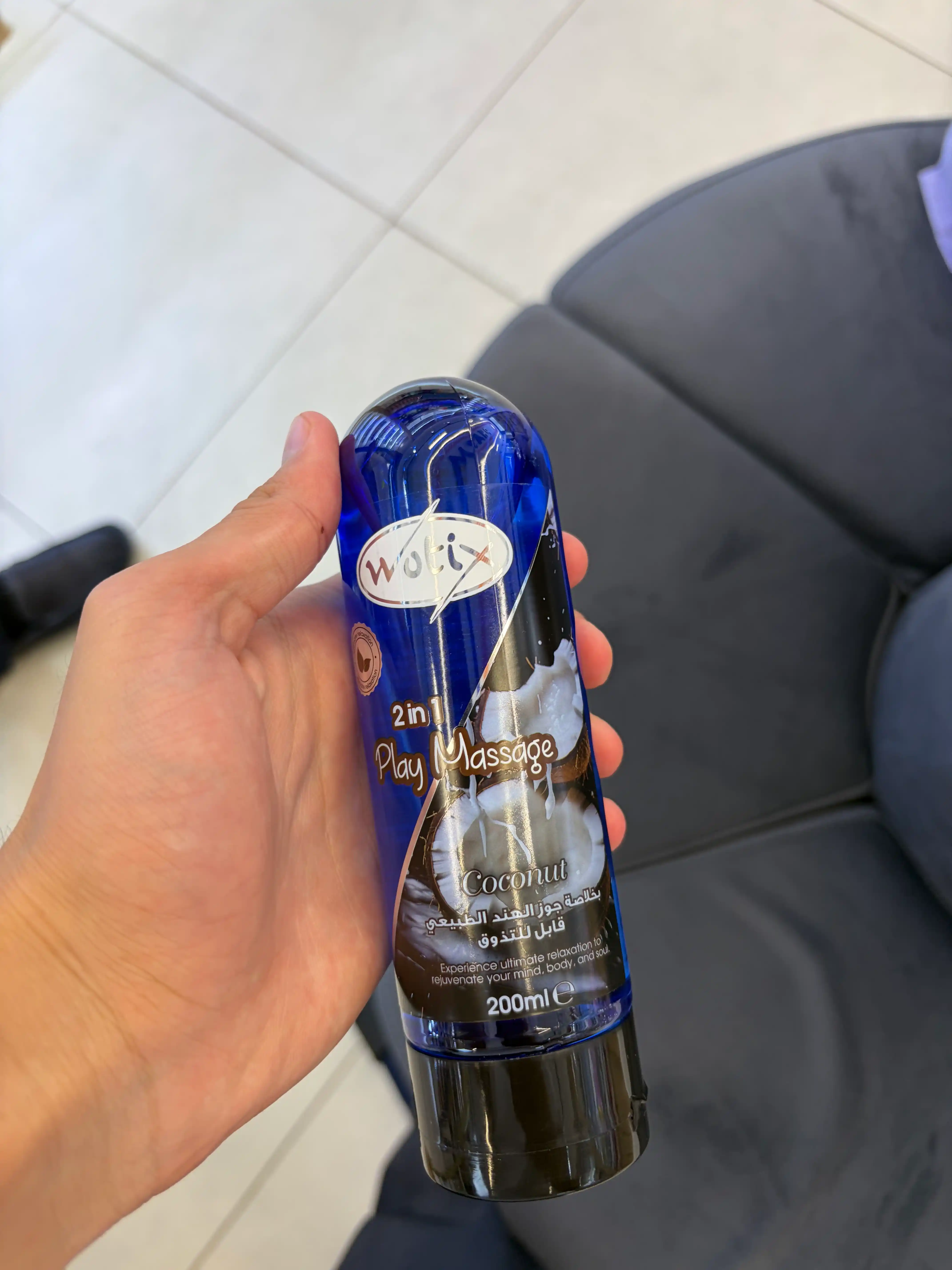 Tanlash uchun xushbo‘y hidli 2 ta 1 da massaj geli, 200 ml