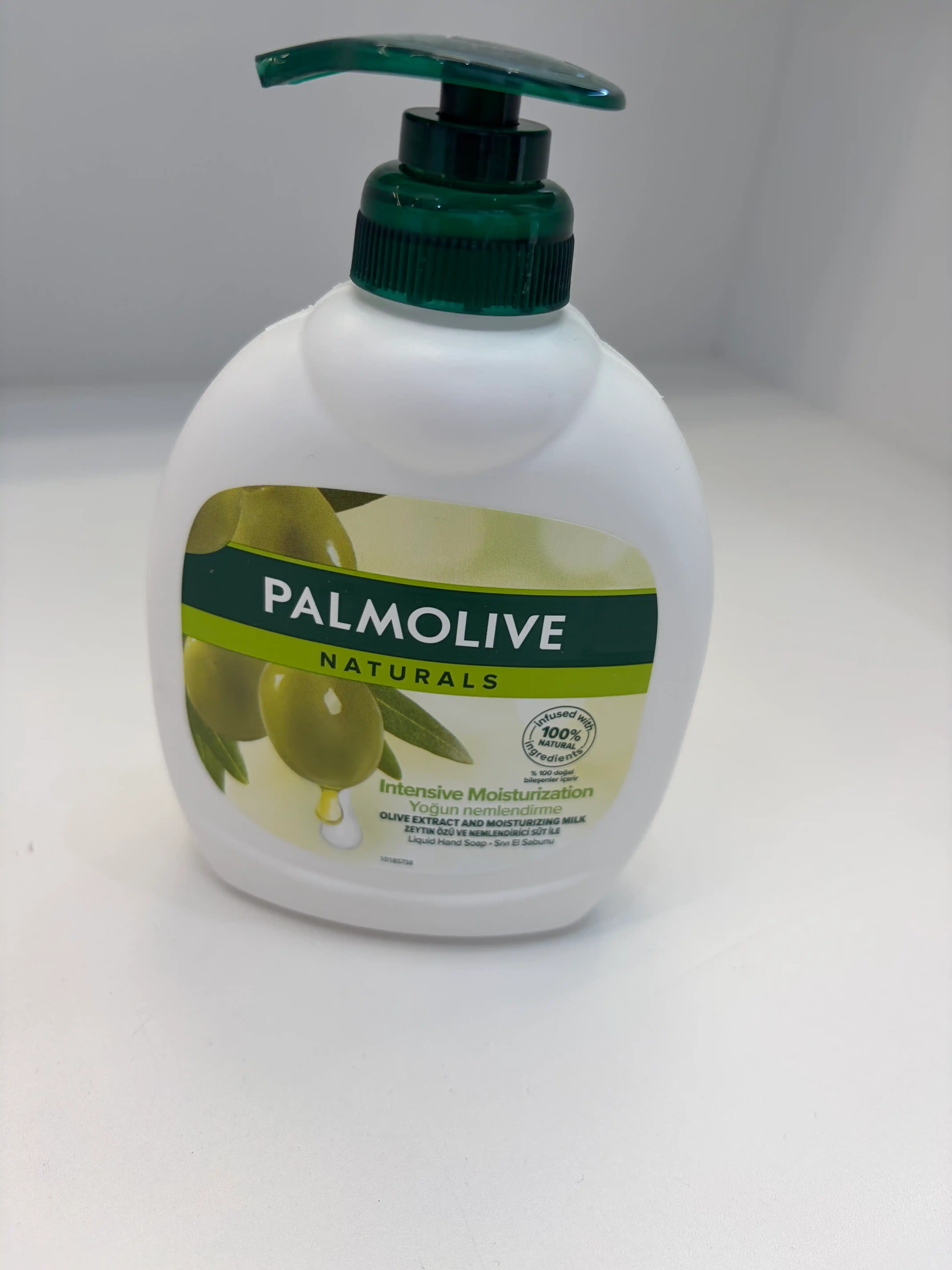 Zaytun yoki asal qo‘shilgan namlantiruvchi suyuq qo‘l sovuni, dozatorli 300ml
